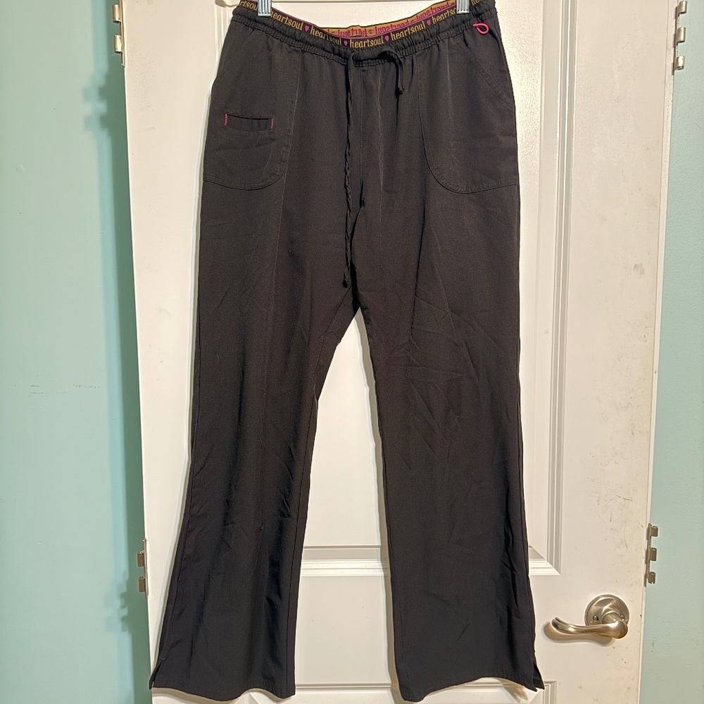 HeartSoul black scrub pants
